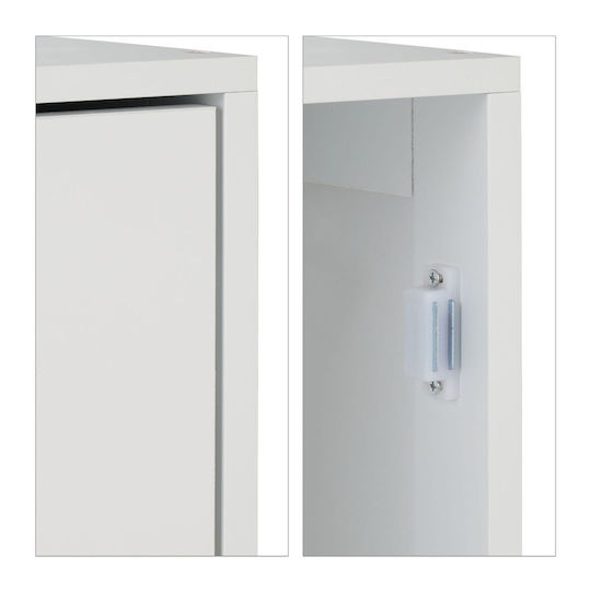 Relaxdays Cabinet de baie L50xA30xÎ18.5cm Alb