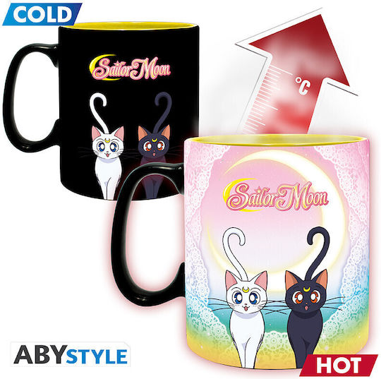 Abysse Sailor Moon Heat Change Κούπα Κεραμική 460ml Abysse Sailor Moon Heat Change Κούπα Κεραμική 460ml