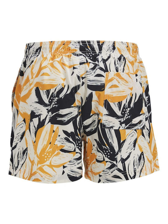 Men's Swimwear Shorts Off White Floral