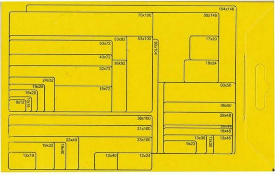 Stef Labels Small Adhesive Labels in White Color 48x18mm