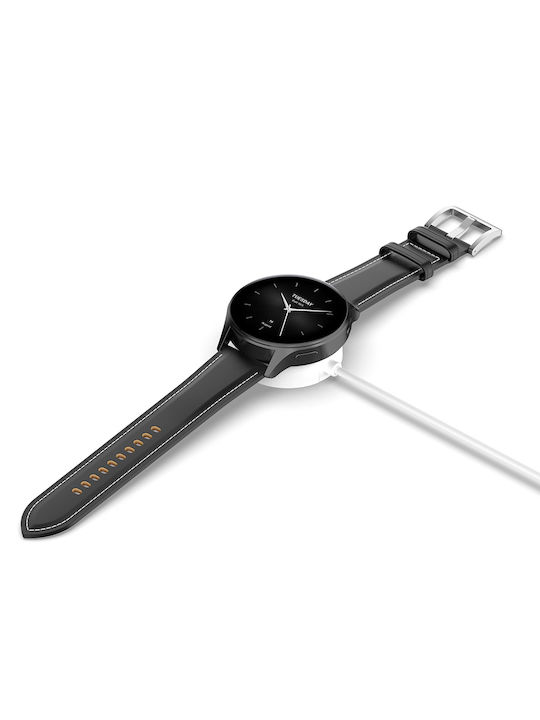 Techsuit Wearable Charger Xiaomi Watch S4/2/S3/H1/Watch2 Pro/Watch S2 Whiteς