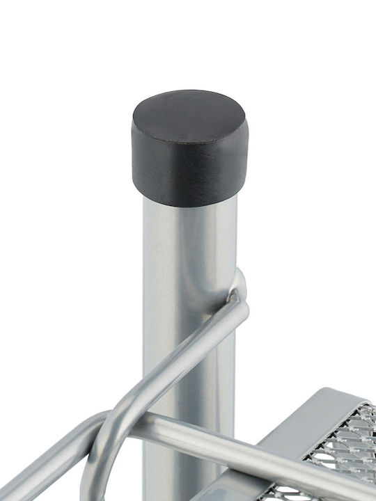 Relaxdays Metallische Tischbasis 40x44x17,5 cm Grau