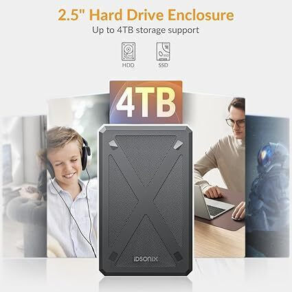 Idsonix 2,5 Ιντσών 6gbps Usb C 3.1 Sata Iii 7mm/9 5mm 2 5" Ssd Hdd Uasp