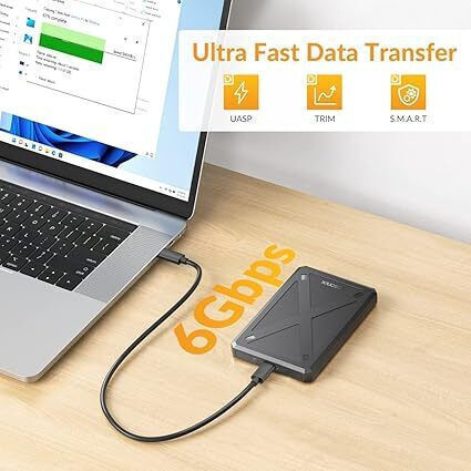 Idsonix 2,5 Ιντσών 6gbps Usb C 3.1 Sata Iii 7mm/9 5mm 2 5" Ssd Hdd Uasp
