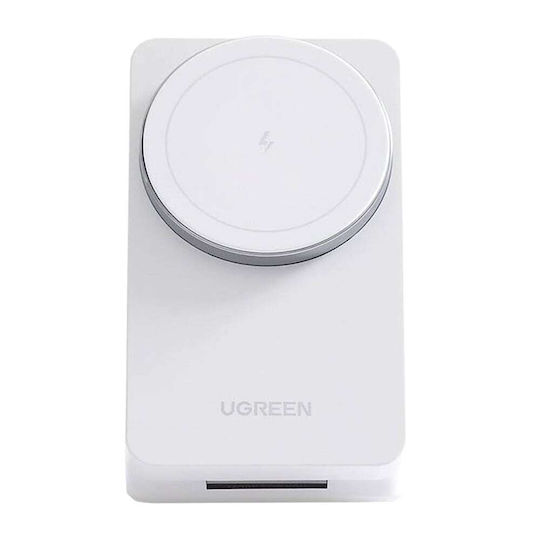 Ugreen Ασύρματος Φορτιστής Qi2 20W Λευκός (W528)