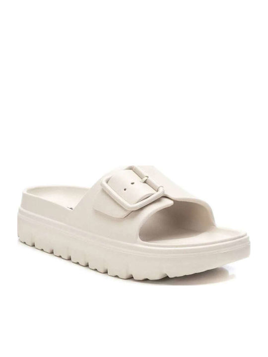 Frauen Flip Flops in Beige Farbe