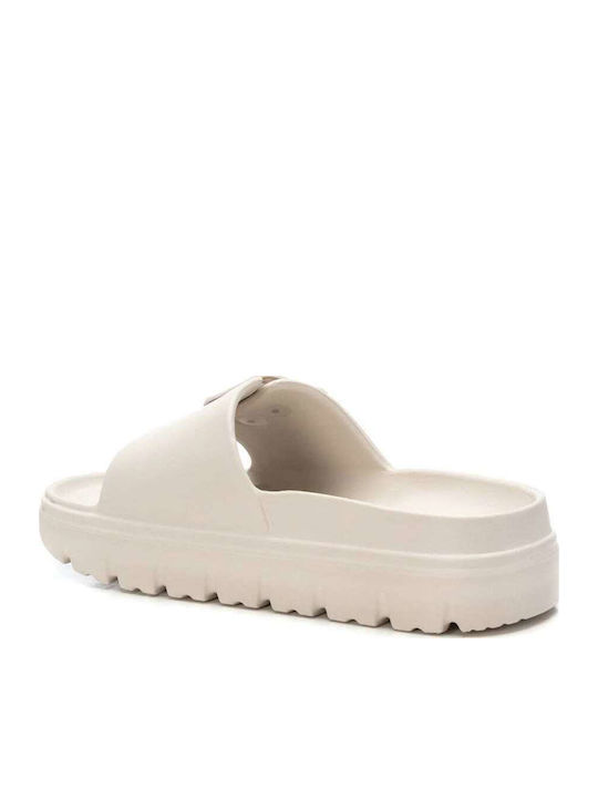 Frauen Flip Flops in Beige Farbe