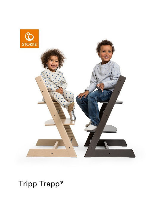 Stokke Tripp Trapp Baby Highchair With Adjustable Height Heather Mauve