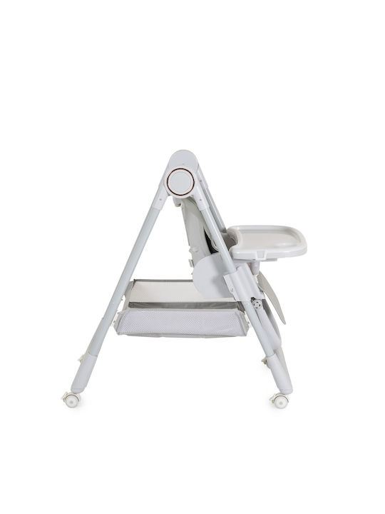Moni Surprise Klappbarer Baby Hochstuhl Grau