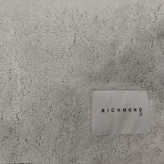 John Richmond Beach Towel White