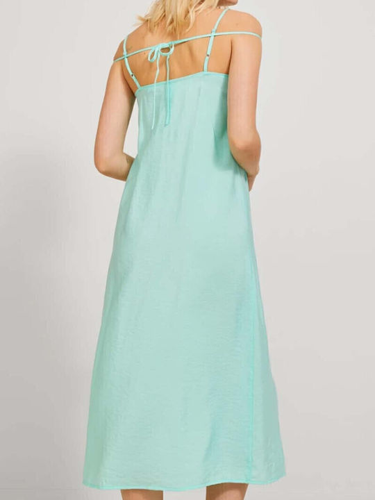 Summer Midi Dress Light Blue