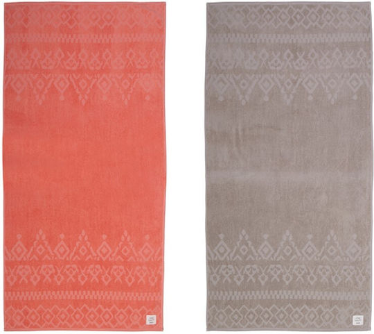 Nef-Nef Homeware Trivian Βαμβακερή Κοραλί 160x80εκ.