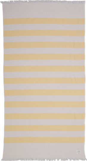 Nef-Nef Homeware United Cotton Yellow with Fringes 170x90cm