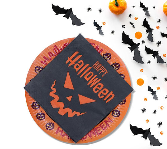 Halloween Partygeschirr Platte für 20 Stück