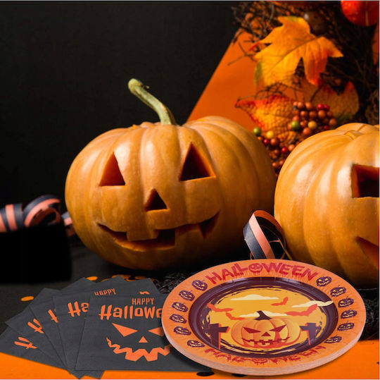 Halloween Partygeschirr Platte für 20 Stück