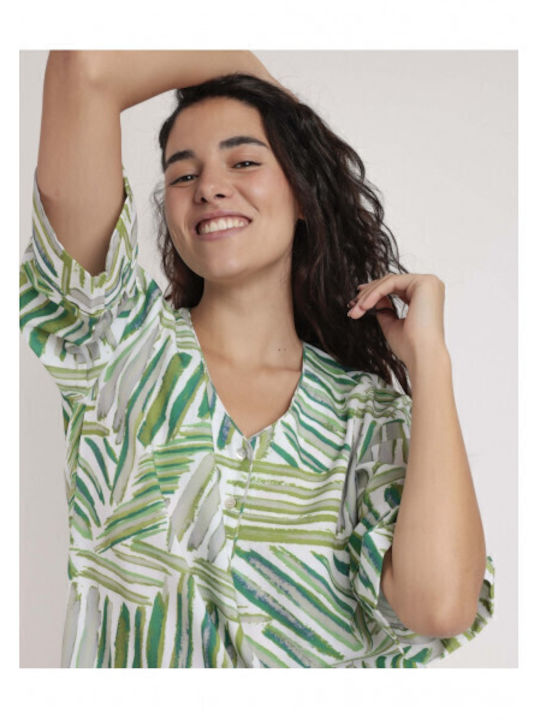 Admas Women's Dress Beachwear Green