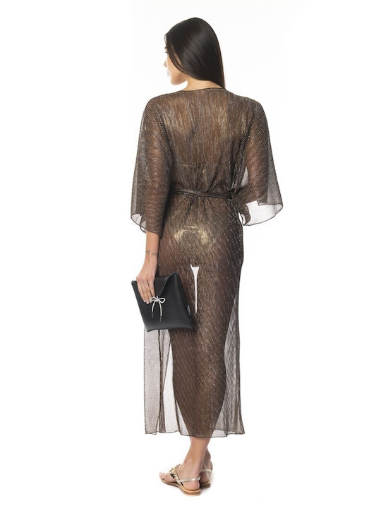 Acquadicocco Damen Maxi Kaftan Strand Gold