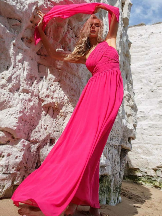 Rochie de Vară Maxi de Seară Roz