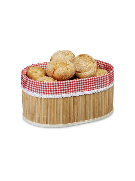 Relaxdays Καλάθι Ψωμιού από Bamboo Μπεζ 16.5x33.5x23.5cm Relaxdays Καλάθι Ψωμιού από Bamboo Μπεζ 16.5x33.5x23.5cm