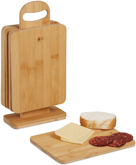 Relaxdays Set Schneidebretter aus Bambus 32,5x16cm Relaxdays Set Schneidebretter aus Bambus 32,5x16cm