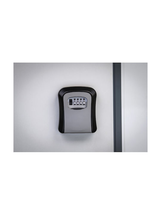 Thirard Wall-mounted Combination Key Holder Metallic with Combination Dial 11.5x4x9.4cm