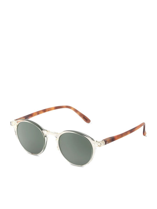 Izipizi Ochelari de soare Transparent cu Cadru & Verde Lentilă Izipizi Ochelari de soare Transparent cu Cadru & Verde Lentilă