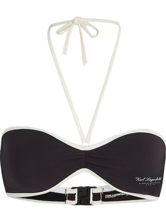 Karl Lagerfeld Bikini Triunghi Black