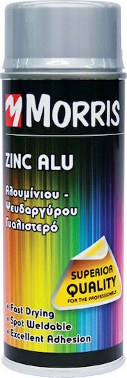 Benman Spray Galvanizare Zinc Alu cu Strălucitor Efect Argint ZincAlu 400ml
