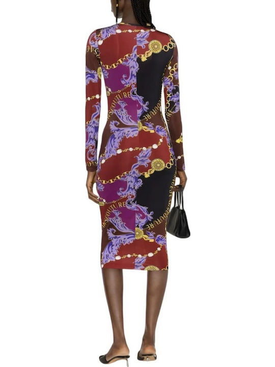 Versace Dress Evening Purple