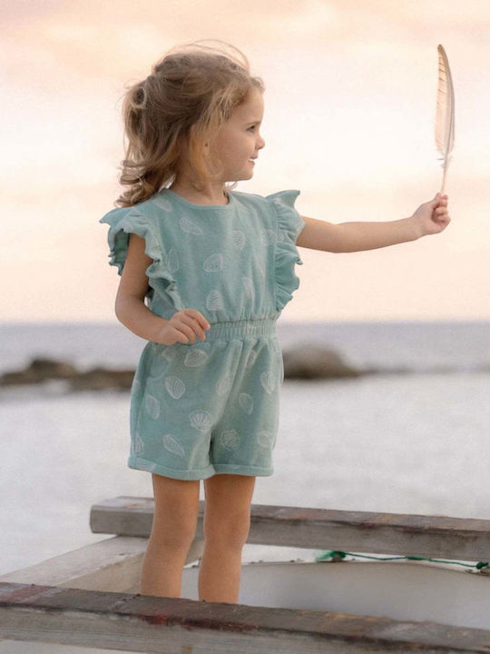 Kids' Fabric Jumpsuit Shorts/Bermudas Ocean Treasures Surf Blue Surf Blue