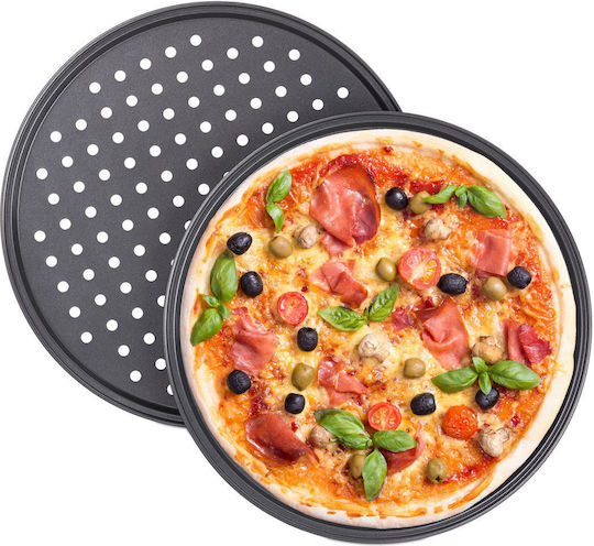 Relaxdays Aluminum Baking Pan with Non-Stick Interior Coating 32cm
