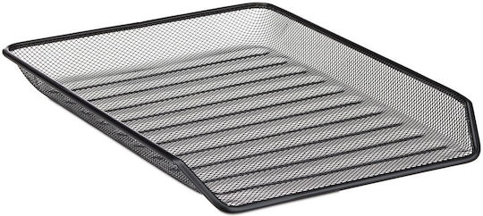 Document Holder Organizer 2 Detachable Compartments Made Steel Black