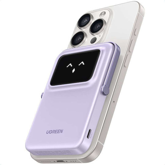 Ugreen PB571 Външна Батерия 5000mAh 18W с USB-C Изходен Порт Power Delivery Лилава