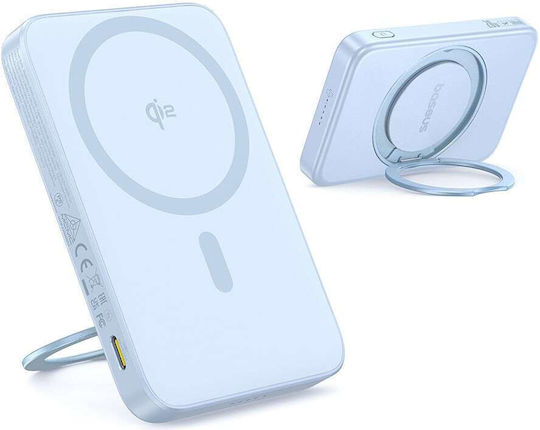 Baseus PicoGo MagSafe Qi2 Power Bank 5000mAh 20W με Θύρα USB-C Power Delivery Μπλε