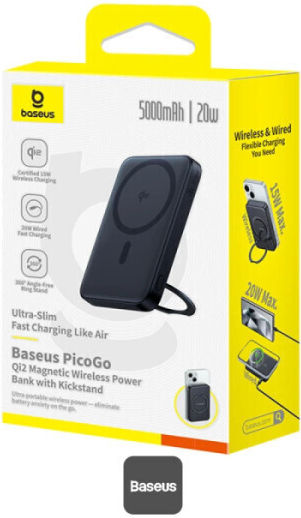 Baseus PicoGo MagSafe Power Bank 5000mAh 20W με Θύρα USB-C Μπεζ