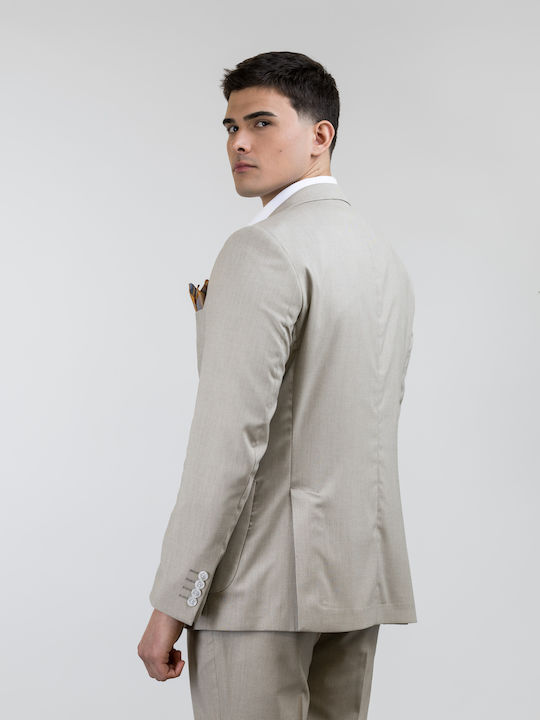 Men's Suit Slim Fit Beige