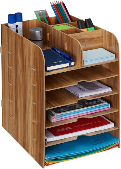 Office Organizer 12 Storage Compartments Made Of MDF 34.5 X 25 X 32 Cm