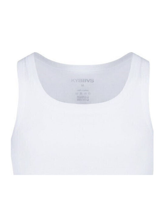 Men's Undershirts Sleeveless White 2Pack