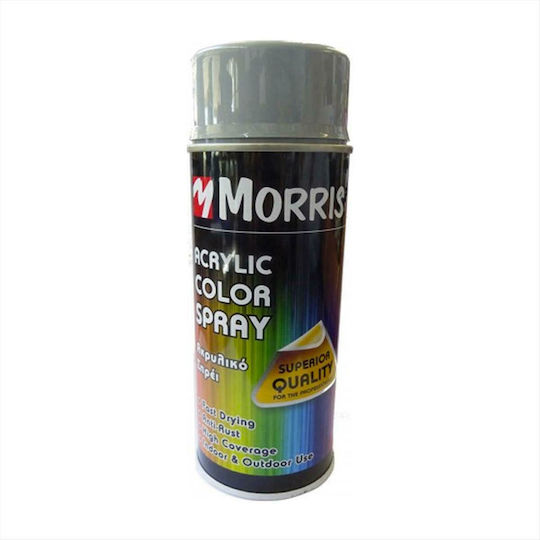 Benman Σπρέι Βαφής Acrylic με Γυαλιστερό Εφέ White Aluminium RAL 9006 400ml
