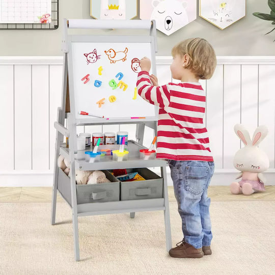 Costway Kids Magnetic Board / Markerboard 34.3x34.3x101.6cm