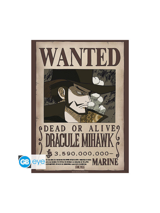 Комплект от 2 плаката One Piece: Издирват се Mihawk & Crocodile Комплект от 2 плаката One Piece: Издирват се Mihawk & Crocodile