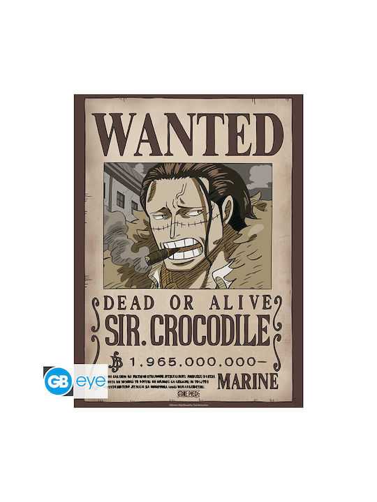 Комплект от 2 плаката One Piece: Издирват се Mihawk & Crocodile
