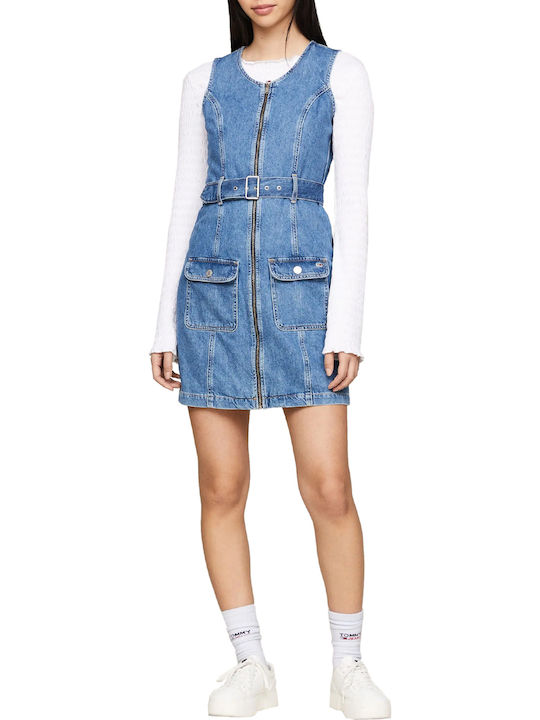 Rochii De Vară Pentru Femei Mini Rochie-Cămașă Denim Albastru