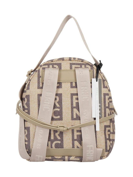 Straw Women's Bag Backpack Brown