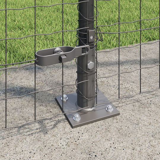 vidaXL Garden Fencing Material 1pcs Gray