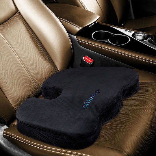 Relaxdays Μαξιλάρι Κόκκυγα με Memory Foam σε Μαύρο χρώμα 10032612