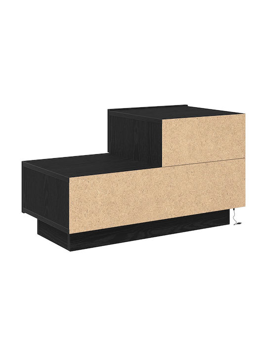 Nachttisch Black oak 70x36x40.5cm