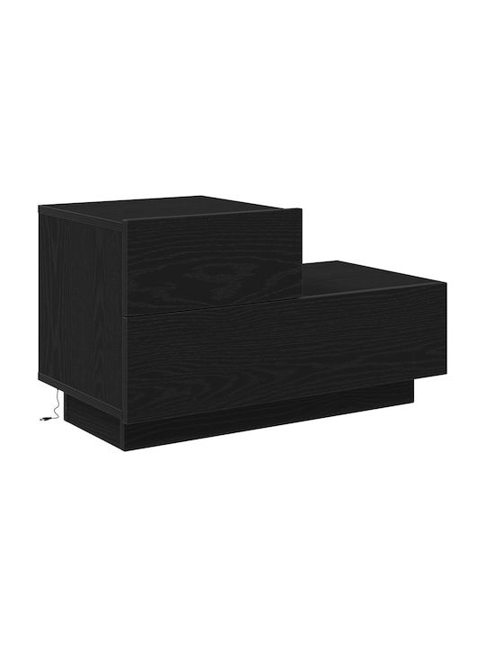 Nachttisch Black oak 70x36x40.5cm