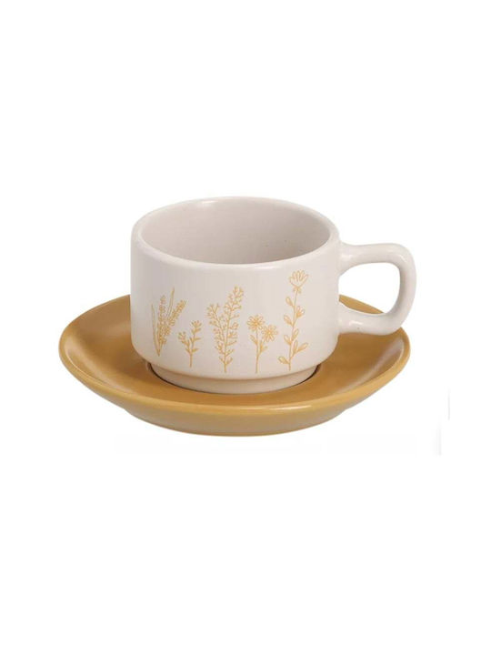 Zeller Σετ Φλιτζάνια Espresso Κεραμικά Πολύχρωμα 70ml 8τμχ