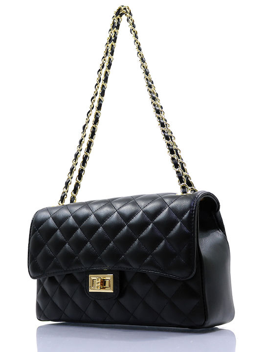 Leather Women's Bag Crossbody Black